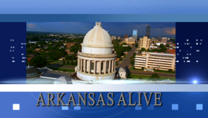 Arkansas Alive with Happy Caldwell Photo Arkansas Alive Logo